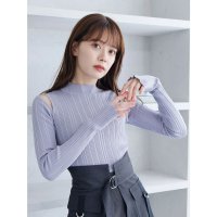 READY MADES/レディメイド LADYMADE スリットショルダー2WAYリブニット/507047711