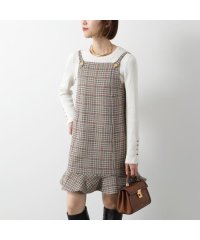 GANNI/ガニー GANNI GANNI ワンピース Check Wool Mix Mini Dress F9695 6825/507049365