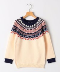 SHIPS KIDS/SHIPS KIDS:100～130cm /〈洗濯機可能〉フェアアイル ニット/507050008