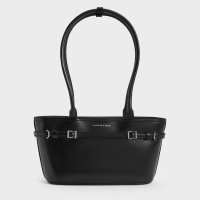 CHARLES & KEITH/Sloane スローン イーロンゲイティドハンドルショルダーバッグ/507050022