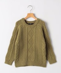 SHIPS KIDS/SHIPS KIDS:100～130cm /〈洗濯機可能〉ケーブル ニット/507051250