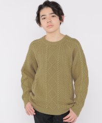 SHIPS KIDS/SHIPS KIDS:140～160cm /〈洗濯機可能〉ケーブル ニット/507051252