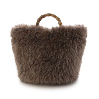 EARTH MADE/アースメイド EARTH MADE E7595 FUR*BAMBOO TOTE/507051591