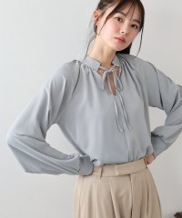 BLUEEAST/ブルーイースト BLUEEAST リボンネックブラウス/507052000