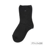 HANAE MORI/ハナエモリ HANAE MORI 福助 【HANAE MORI ： ファーストライン】 靴下 片面刺しゅう クルー丈 ゆったりらくらくパイル(3203－040)/506883854