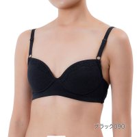 Universal/フクスケ fukuske 福助 【kihada】 ブラジャー 無地 一部レース リブ (75－3041) 婦人 女性 レディース フクスケ fukuske ふく/506883934