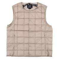 TAION/タイオン TAION TAION タイオン インナーダウン ベスト ジレ アウター ベーシック クルーネックボタン メンズ BASIC CREW NECK BU/507052226