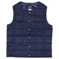 TAION/タイオン TAION TAION タイオン インナーダウン ベスト ジレ アウター ベーシック クルーネックボタン レディース BASIC CREW NECK /507052230