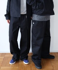and　Me.../アンドミー andme TCツイル センタープレス ストレート ワイド パンツ/507052377