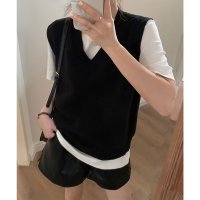 miniministore/ミニミニストア miniministore ニットベスト Vネック 重ね着 春秋冬/507052582
