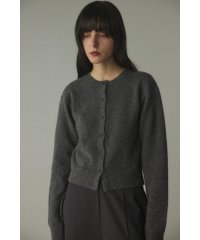 BLACK BY MOUSSY/round neck knit cardigan/507055345