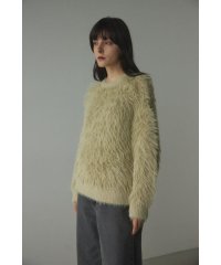 BLACK BY MOUSSY/shaggy knit tops/507055348