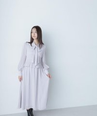 NATURAL BEAUTY BASIC/リボンタイ楊柳ワンピース/507055640