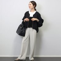 Aletta vita/アレッタ ヴィータ Aletta vita 袖ボリュームVネックライトブルゾン/507058025