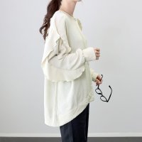 Aletta vita/アレッタ ヴィータ Aletta vita シワ加工袖フリル前開きブラウス/507058033