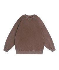 HOOK/フック HOOK HOOK －select－/ベーシックウォッシュ袖切り替え無地スウェット/507058043