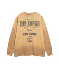 HOOK/フック HOOK HOOK －select－/アメカジヴィンテージ風グラデーションウォッシュプリントロンTEE/507058059