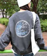 and　Me.../アンドミー andme 宇宙プリント 裏毛 スウェット トップス/507058246
