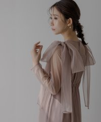 epic day/エピック デイ epic day パーティードレス ドレス ショルダーリボンシフォンロングドレス オケージョンワンピース セレモニードレス/507060642