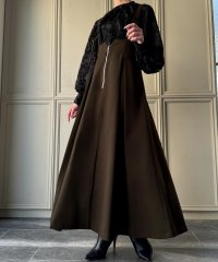 JUNOAH/ジュノア JUNOAH フロントハーフジップジャンパースカート/507065711