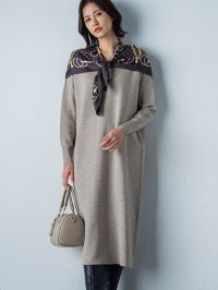 LAUTREAMONT/ロートレアモン LAUTREAMONT 【WEB限定】Vネックニットワンピース≪手洗い可能≫/507067286