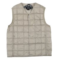 TAION/タイオン TAION TAION タイオン インナーダウン ベスト アウター メンズ ベーシック Vネックボタン 防寒 V NECK BUTTON DOWN V/505850434
