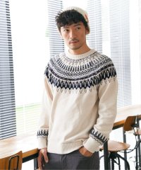 ikka/モール求心柄ニット/506443815