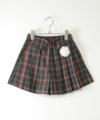 ikka kids/【親子おそろい】ポンポン付きチェックタックキュロット（120〜160cm）/506844798