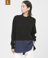 エヴェックス バイ クリツィア　Lサイズ/【L】【WEB・一部店舗限定】【ウォッシャブル】シャツレイヤードニット/506883230