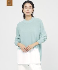エヴェックス バイ クリツィア　Lサイズ/【L】【WEB・一部店舗限定】【ウォッシャブル】シャツレイヤードニット/506883230