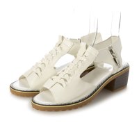 STYLEBLOCK/スタイルブロック STYLEBLOCK レースアップデザインチャンキーヒールサンダル/506892689