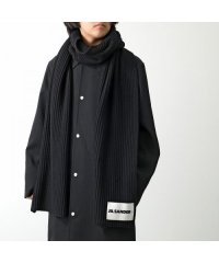 JILSANDER/ジルサンダー Jil Sander JIL SANDER+ マフラー J47ZZ0125 J14737 リブ ロゴラベル/507070727