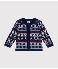 PETIT BATEAU/ウール＆コットンカーディガン/507071696