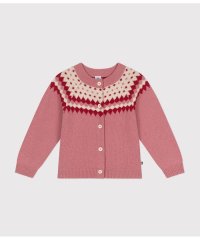 PETIT BATEAU/ウール＆コットンカーディガン/507071709