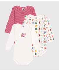 PETIT BATEAU/長袖ボディ３枚組/507071767