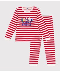 PETIT BATEAU/ベロア長袖パジャマ/507071782