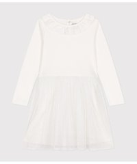 PETIT BATEAU/長袖チュールワンピース/507071828