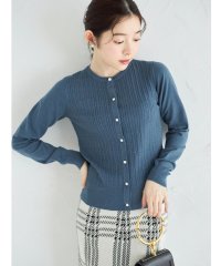 tocco closet/トッコクローゼット tocco closet パール釦ラメ入りケーブルリブニットカーディガン/507072131