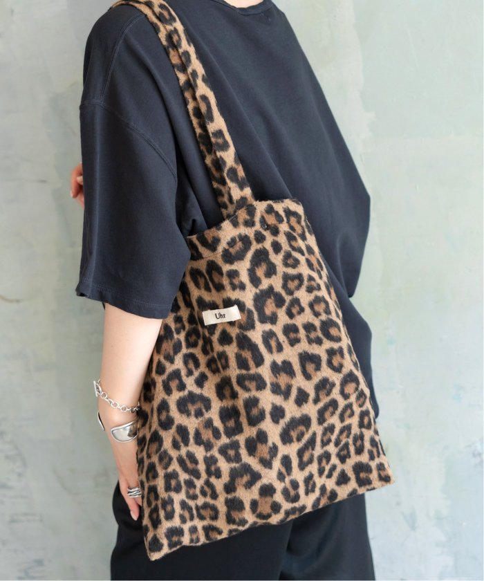 WEB限定追加》Uhr / ウーア * Spick & Span 別注LEOPARD Tote