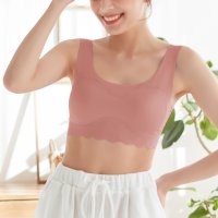Tuche/トゥシェ Tuche 縫い目がなくてチクチクしにくい ノンワイヤーブラ ハーフトップ/506950595
