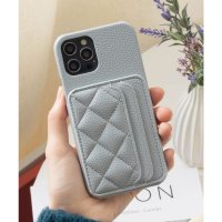 emonique/エモニーク emonique PUレザー キルティングポケット付き iPhoneケース カバー/507006122