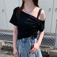 non-hedge/ノンヘッジ non－hedge ワンショルドロストトップス/507007254