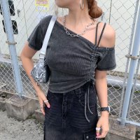 non-hedge/ノンヘッジ non－hedge ワンショルドロストトップス/507007254