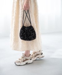 welleg sellect/ウェレッグ セレクト welleg sellect 2WAY スパンコール巾着バッグ/507009254