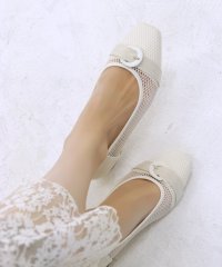 masyugirl/マシュガール masyugirl 【4E幅広・大きいサイズ】2.5cmヒール メッシュパンプス/507048425