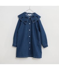 branshes/【Ou? by EDWIN】襟リボン付きデニムワンピース/507079581