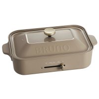 BRUNO/ブルーノ BRUNO BRUNO ブルーノ ホットプレート たこ焼き器 焼肉 コンパクト 平面 電気式 ヒーター式 レシピブック 1200W 小型 小さい ホワ/507079603