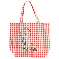 MAMBO/マンボ MAMBO MAMBO マンボ トートバッグ メンズ レディース Lサイズ ギンガムチェック ネイビー レッド 32110700/507079627