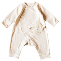 moc mof/mocmof モクモフ ロンパース ベビー服 ベビー キッズ 男の子 女の子 60－80cm対応 赤ちゃん アニマルポシェット かんたん 622－475224/507079635