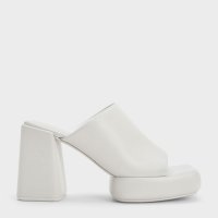 CHARLES & KEITH/Lucile ルシル ブロックヒールプラットフォームミュール/507080384